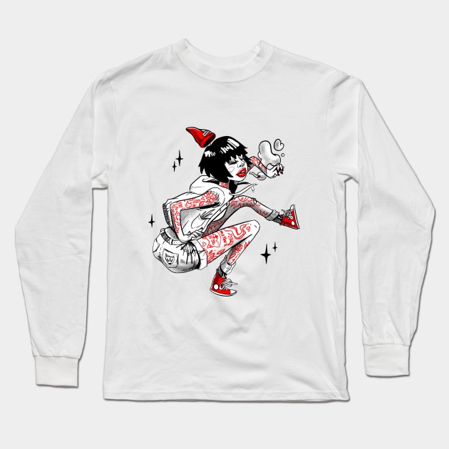 red riding hood Long Sleeve T-Shirt by shishkaboom